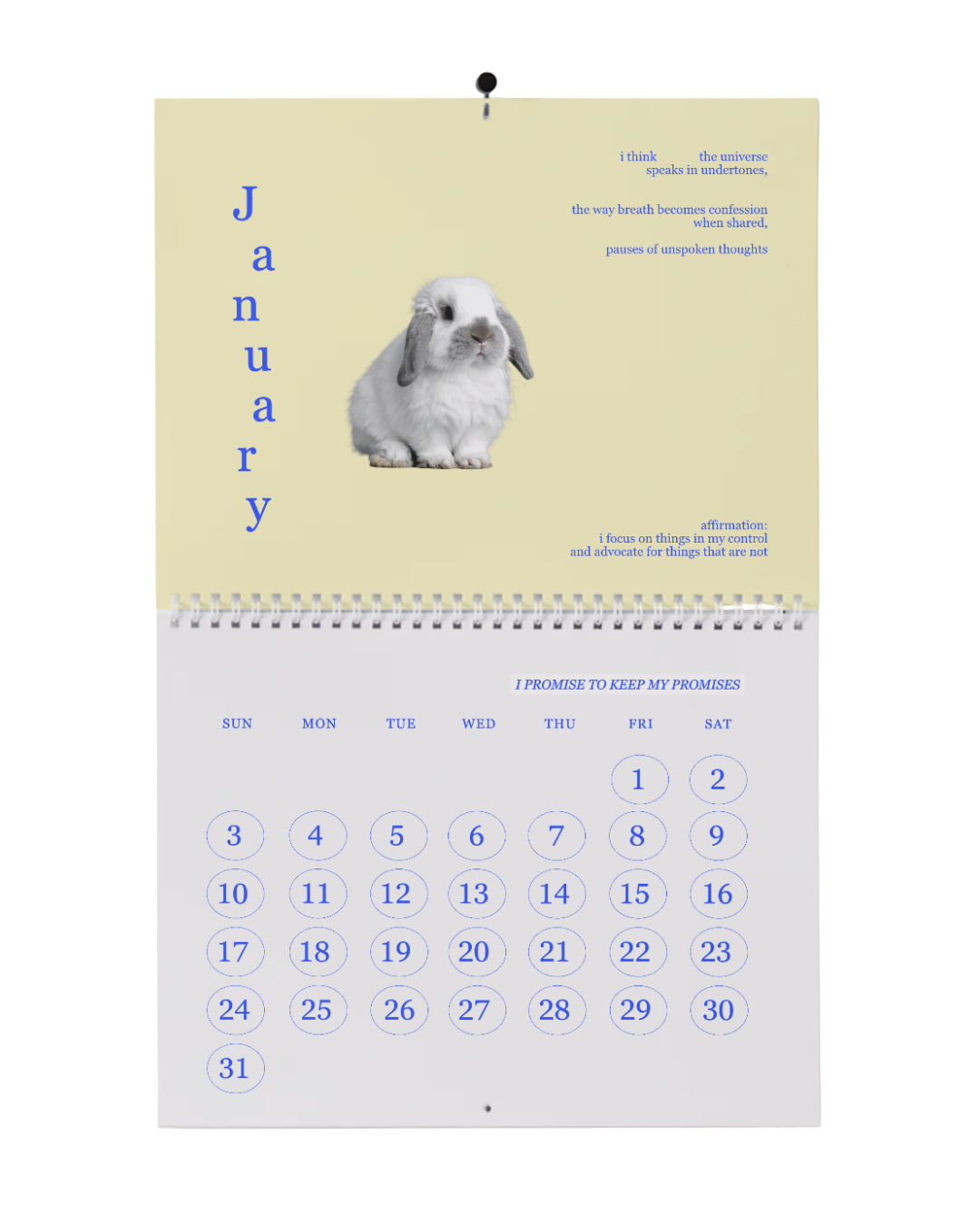 2027 calendar (ships dec 1)