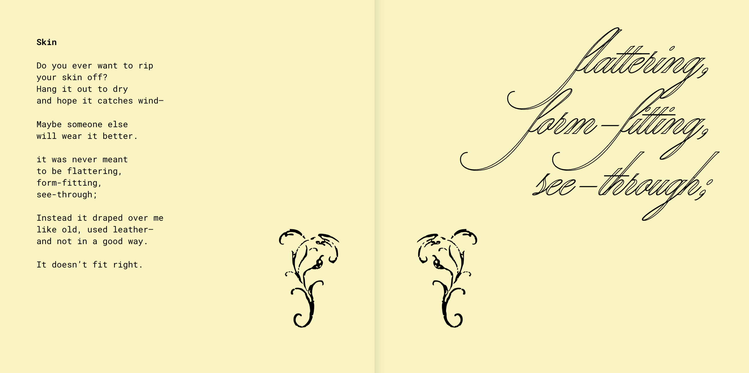 tender : poetry book